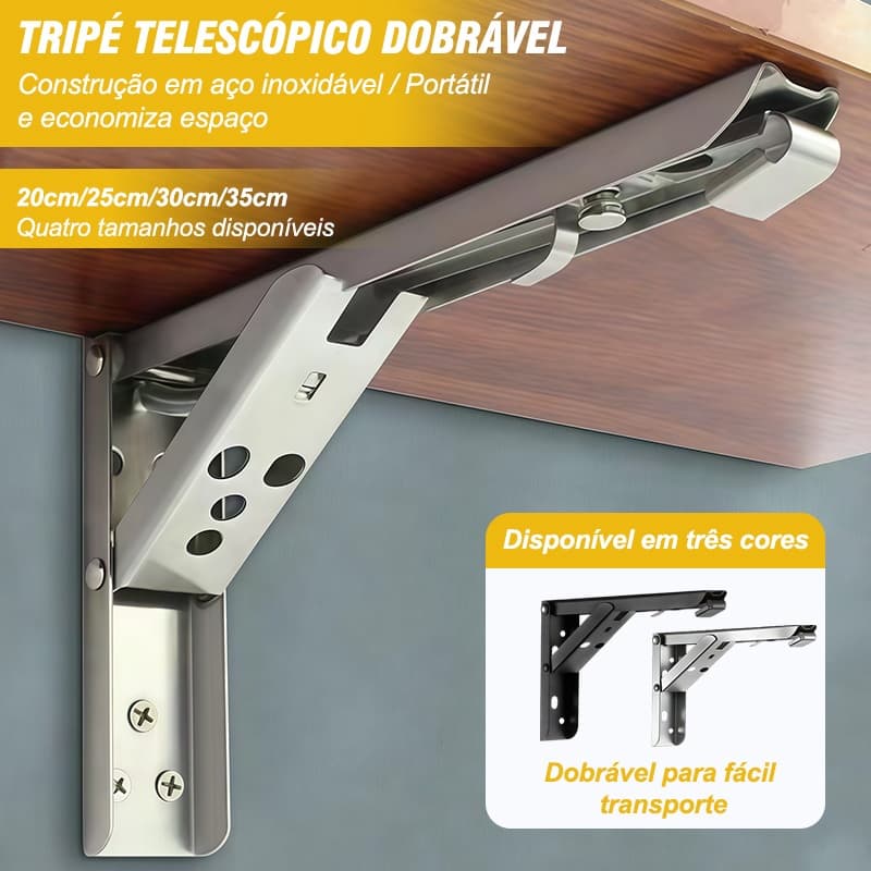 Conjunto de suporte francês retrátil dobrável Suporte de canto de mesa 20cm 25cm 30cm 35cm