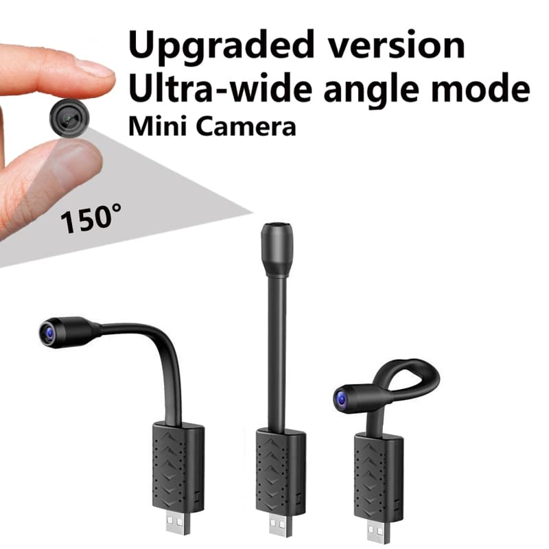 Mini Câmera WiFi Grande Angular De Alta Definição Portátil Escondida USB CCTV Vigilância V380PRO