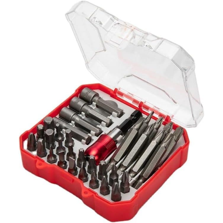 Jogo Bits Parafusadeira 34pcs Completo Ponta Philips Fenda Torx Ponteira