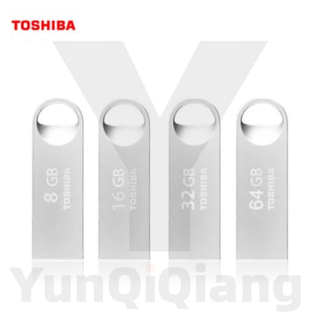 Toshiba Flash Drive USB 2.0 1GB 2GB 4GB 8GB 16GB 32GB 64GB 128GB Pendrive De Metal À Prova Dwaterproof Água Alta Velocid