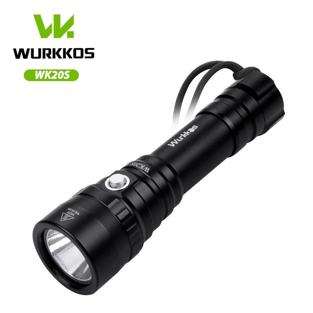 Wurkkos WK20S 2000Lm Lanterna De Mergulho Específica E Poderosa LED SST40 5000K 90CRI Interruptor De Indução Dive Ligh .