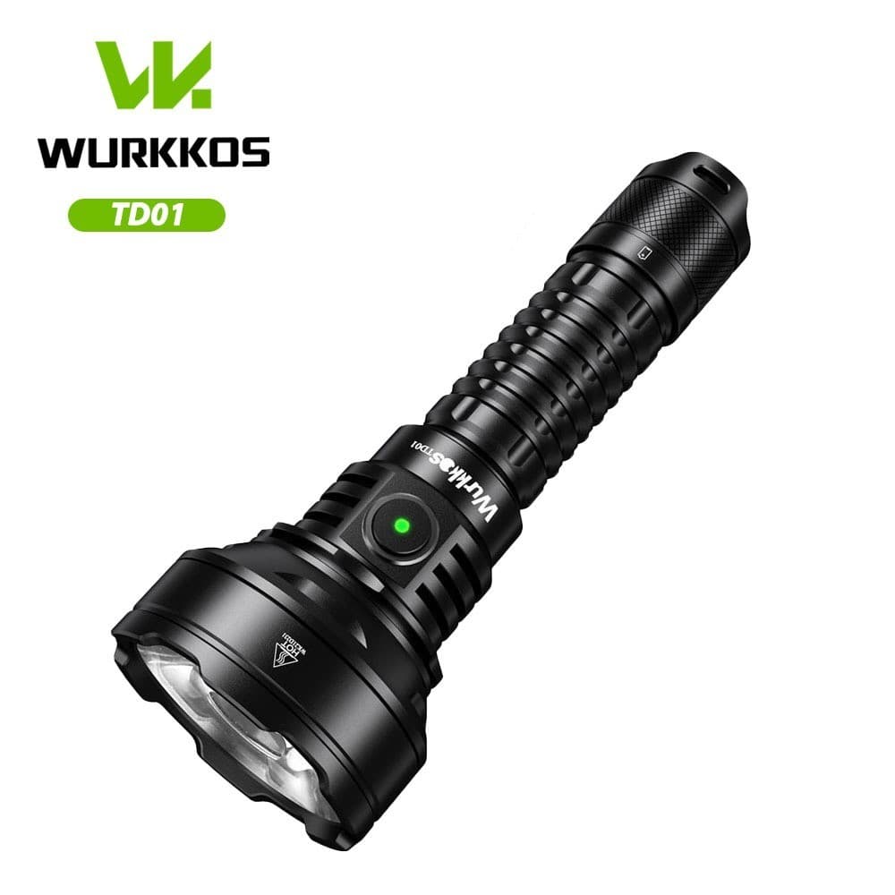 Wurkkos TD01 Poderoso Interruptor Lateral + Traseiro De 1039 M 21700 Bateria De Íon-Lítio 2200 LM SFT40 Lanterna LED