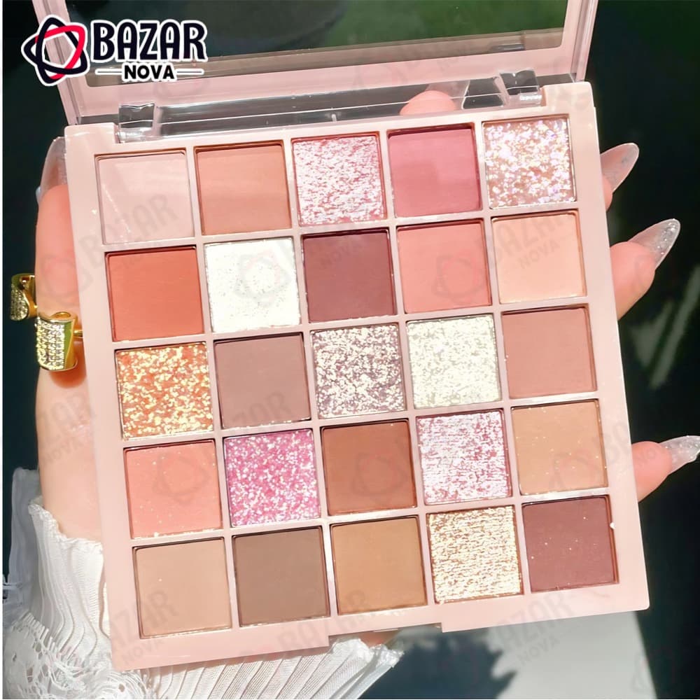 Paleta De Sombras Foscas E Pérolas De Baixa Saturação De 25 Cores Maquiagem Versátil Maquiagem para o dia a dia