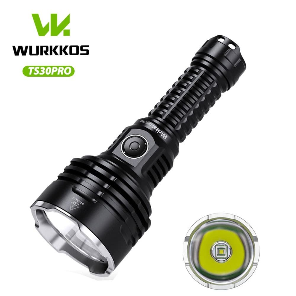 Lanterna Poderosa Wurkkos TS30S SBT90.2 Anduirl super Brilhante 6000lm 952M 21700