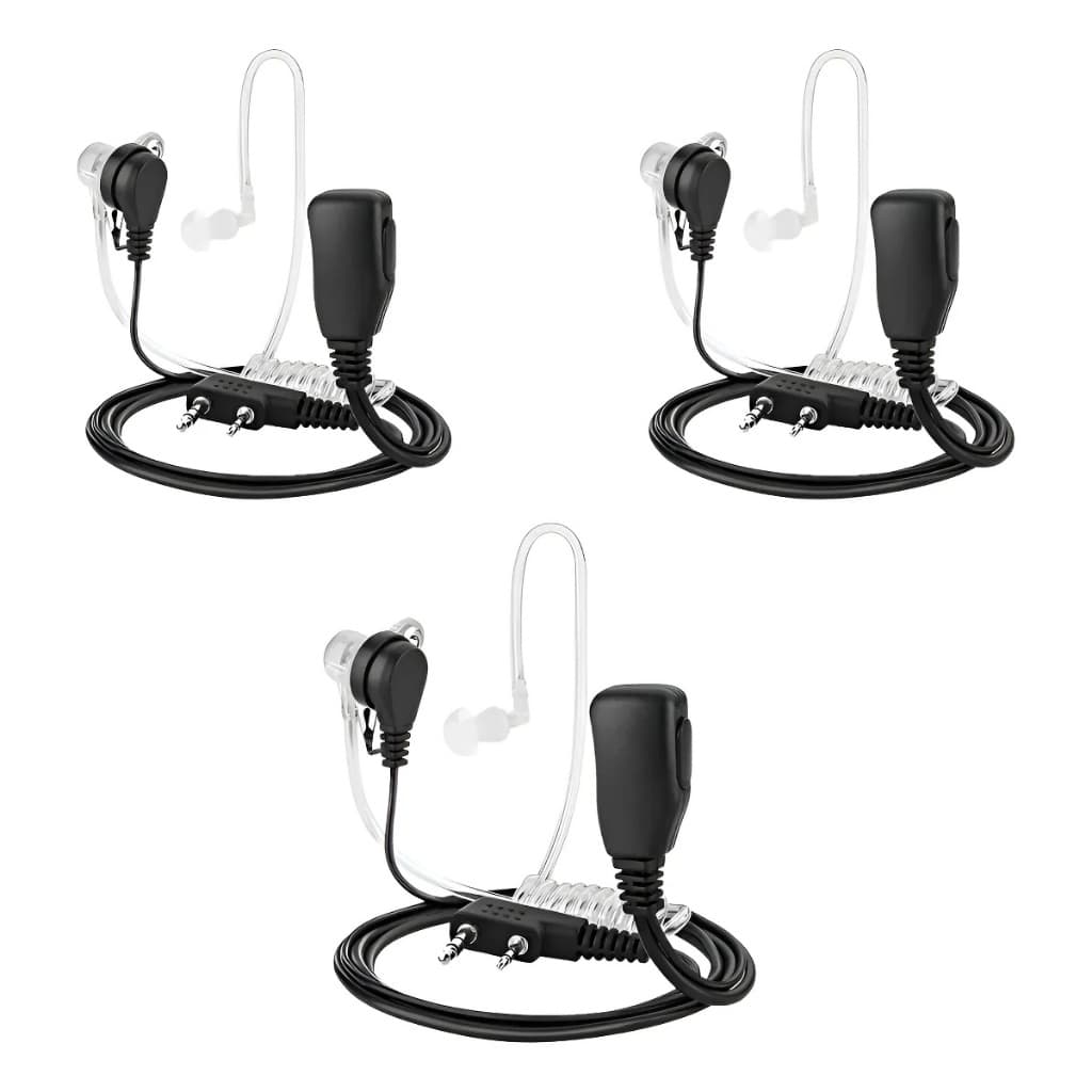 Kit 3 Fone De Ouvido De Radio Comunicador Para Baofeng 777s