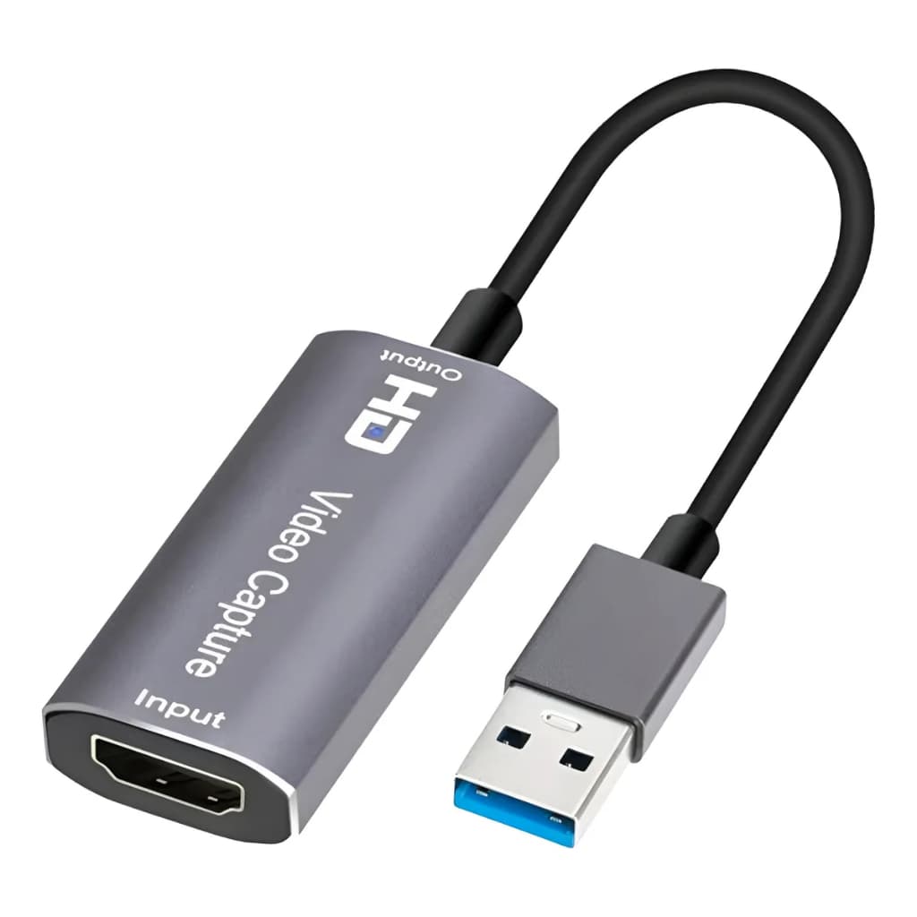 Placa De Captura De Áudio E Vídeo Hdmi Usb 3.0 1080p 60fps