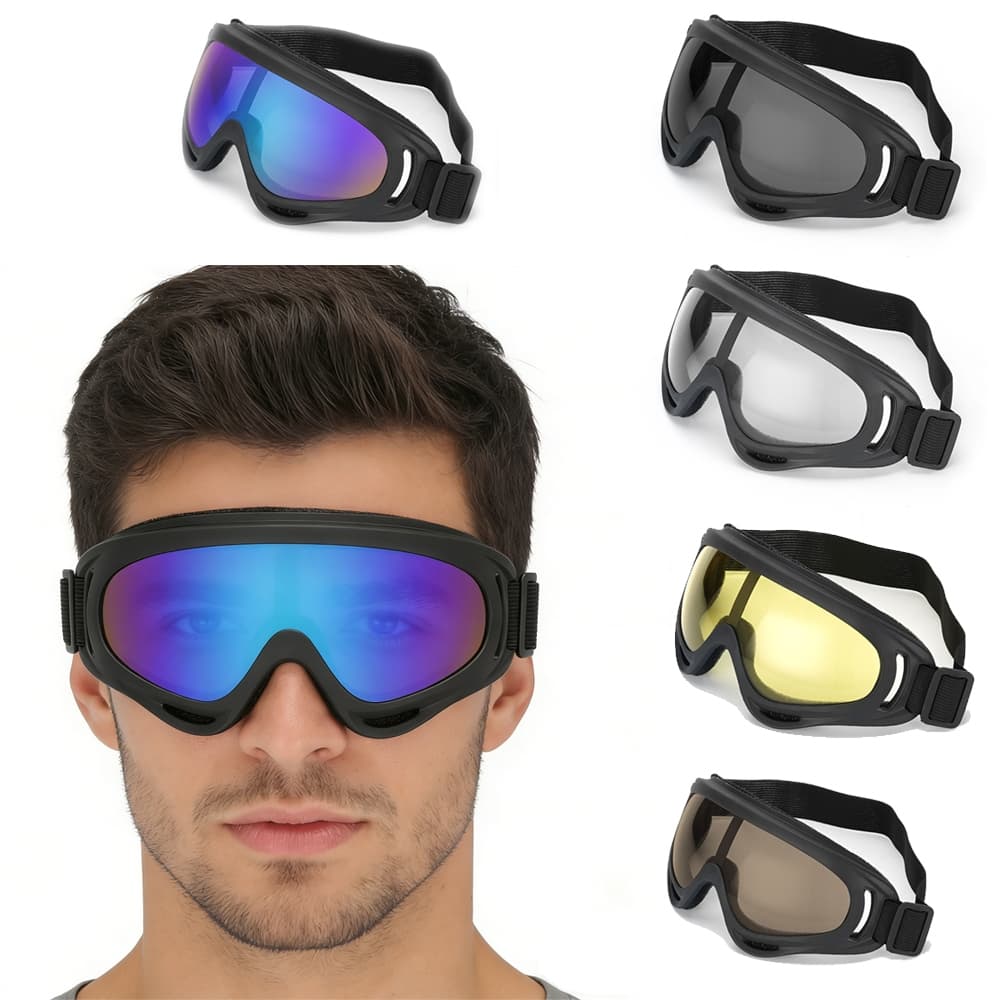BXYO Óculos De Motocicleta E Bicicleta Proteção UV À Prova De Vento Antipoeira Para ATV Off-Road