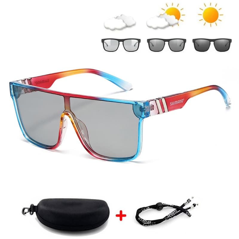 808 Óculos Polarizados Fotocromáticos UV400 Homens Mulheres Ciclismo Pesca Corrida Esportes De Sol Tons Bicicleta Para C