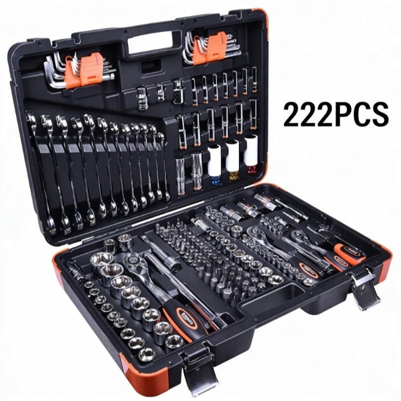 Jogo Oficina Master Maleta Com 222pcs  Ferramentas