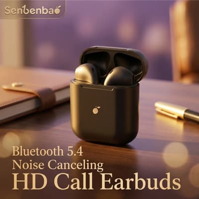 Senbenbao Pro 2 Earphones Fone De Ouvido Intra-Auricular Sem Fio I12 Tws Rosa