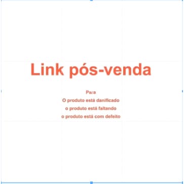Link pÃós-venda Para O produto est¡o produto est¡ faltando oproduto est¡ com defeito--Envio imediato