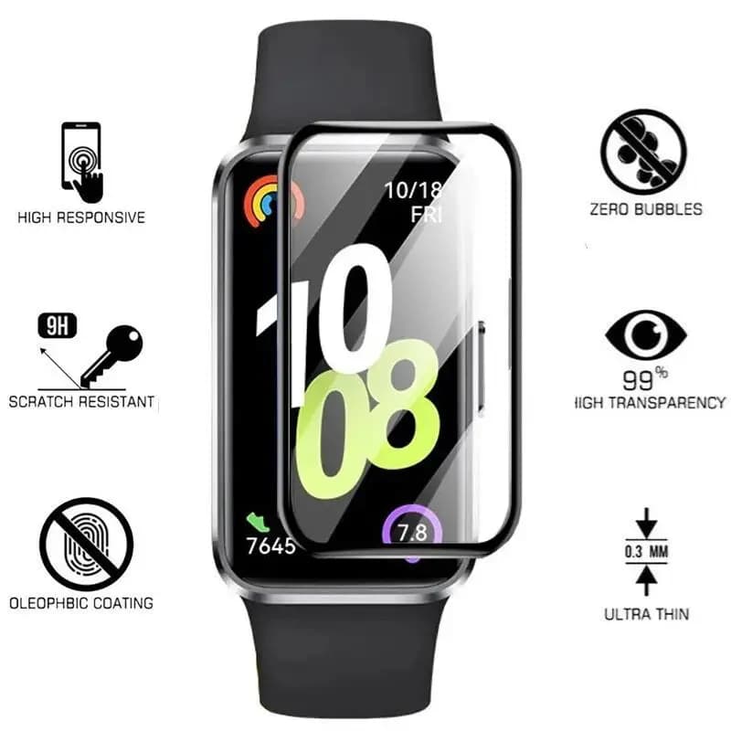 Adesivo De Filme Protetor De Tela Curvado 3D Para Huawei Band 11 pro/11/10/9/8