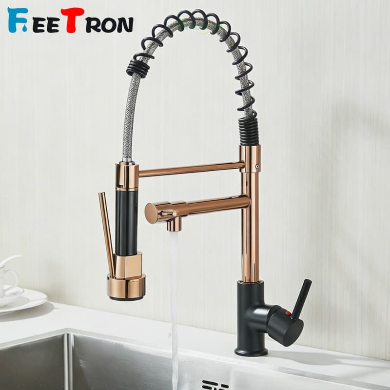Torneira Cozinha Gourmet Monocomando Com Spray Extensor