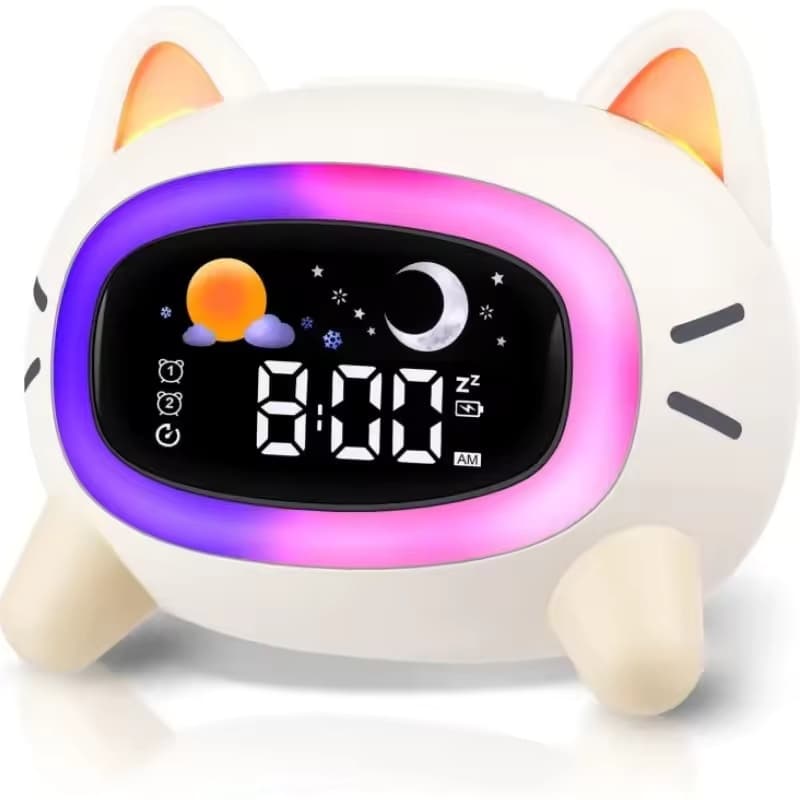 Despertador Para Crianças Ok to Wake Com Treinamento De Sono E Máquina De Som Presente De Aniversário Meninos Meninas