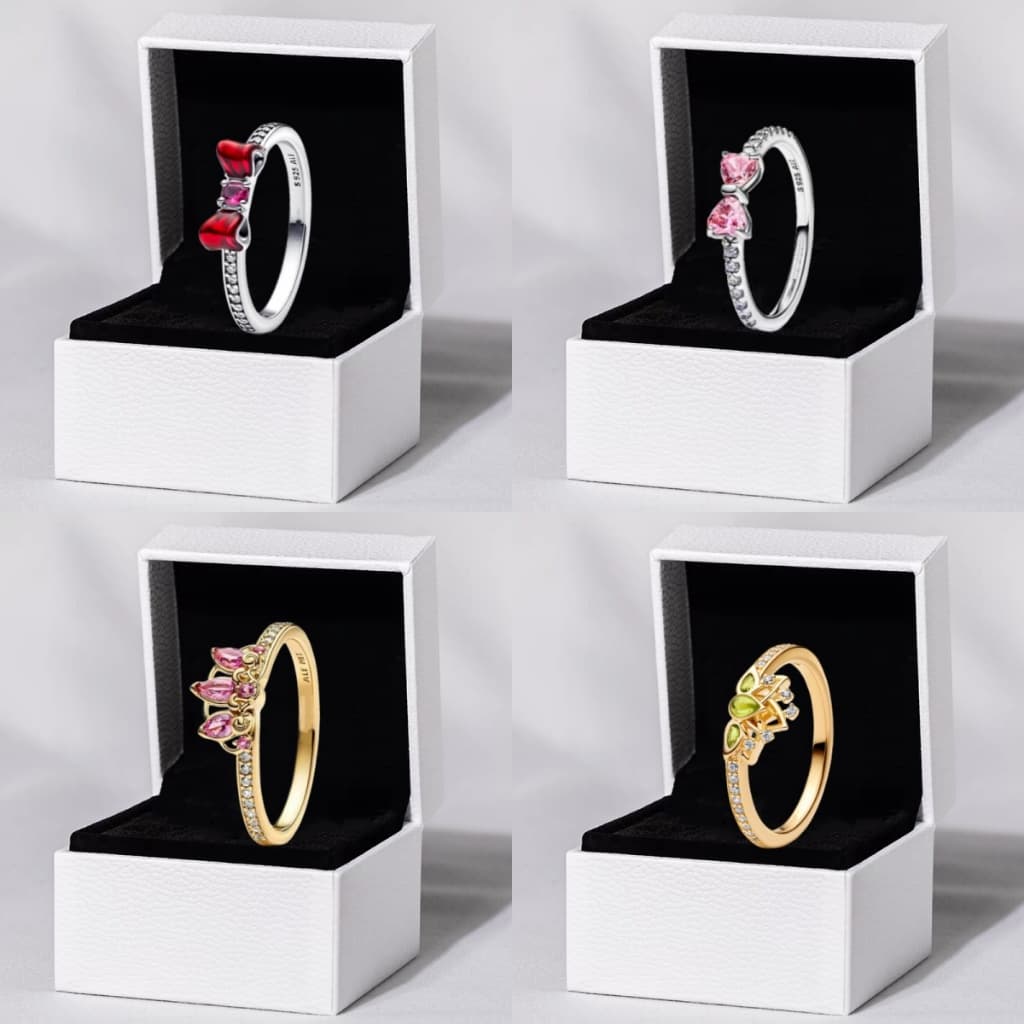 Anel feminino requintado em prata S925|Anel Princesa|Anel de casamento|Presente para presente