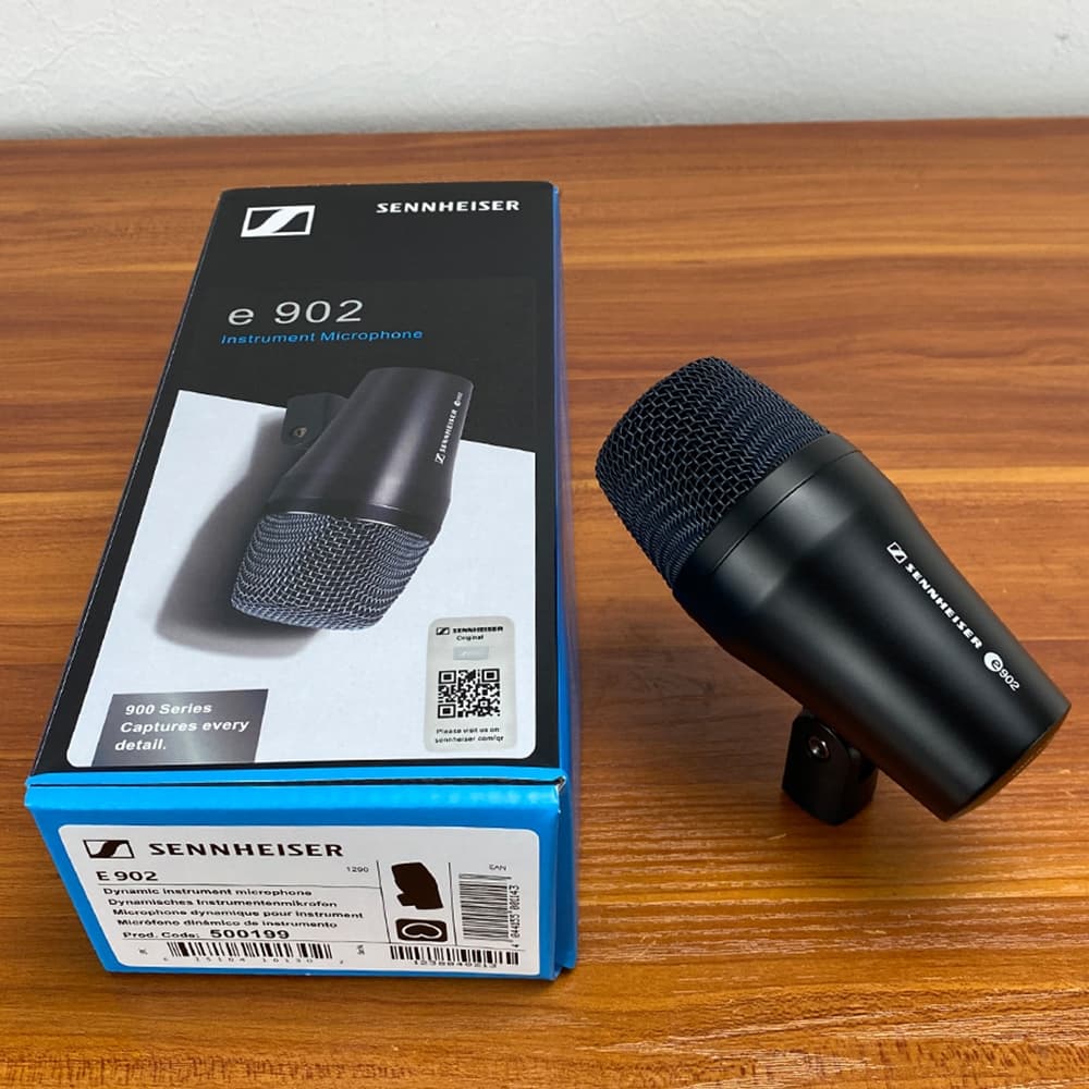 Microfone De Instrumento Dinâmico Em Forma De Coração Sennheiser E902 , Usado Para Bumbo , Amplificador De Baixo Ou Banh