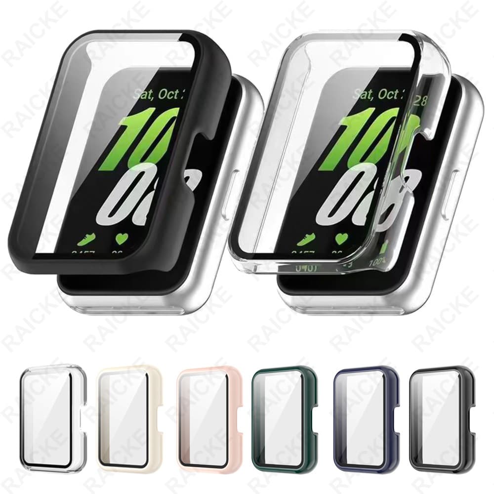 Capa Dura Com Filme De Vidro Temperado Completa Protetor De Tela Para Huawei Band 11 pro /Huawei Band 11