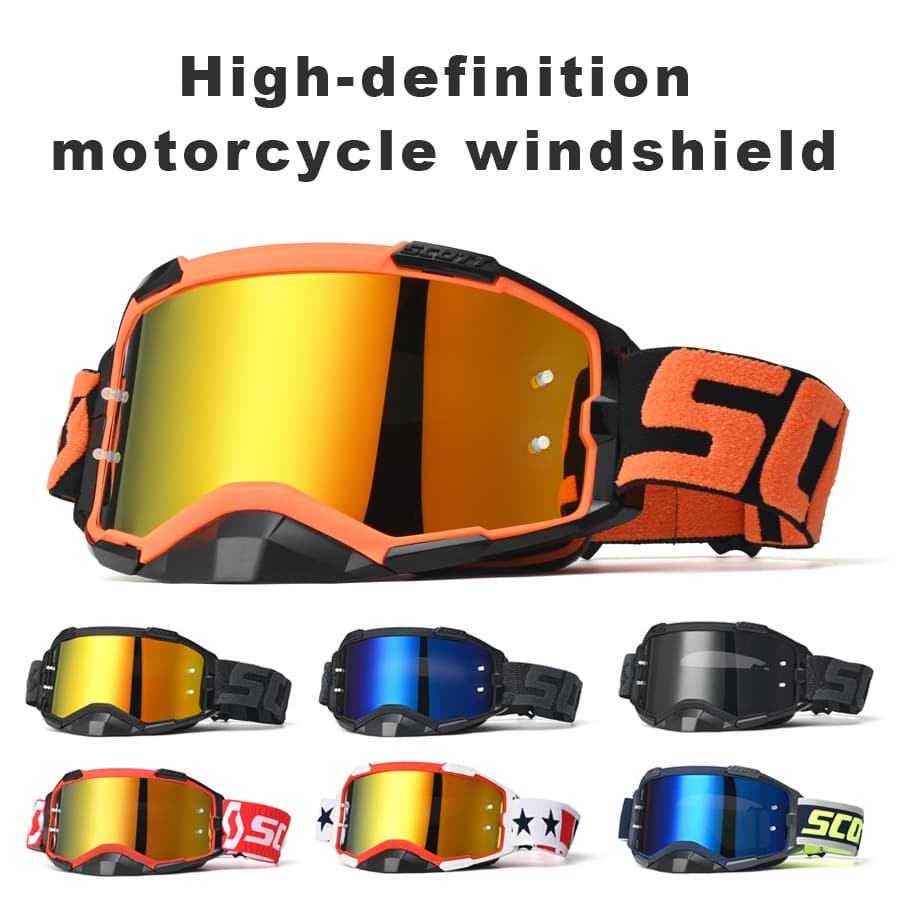 Óculos De Motocross Para Capacete De Motocicleta ATV MX MTB Off-Road À Prova De Vento E Poeira Proteção UV Equitação