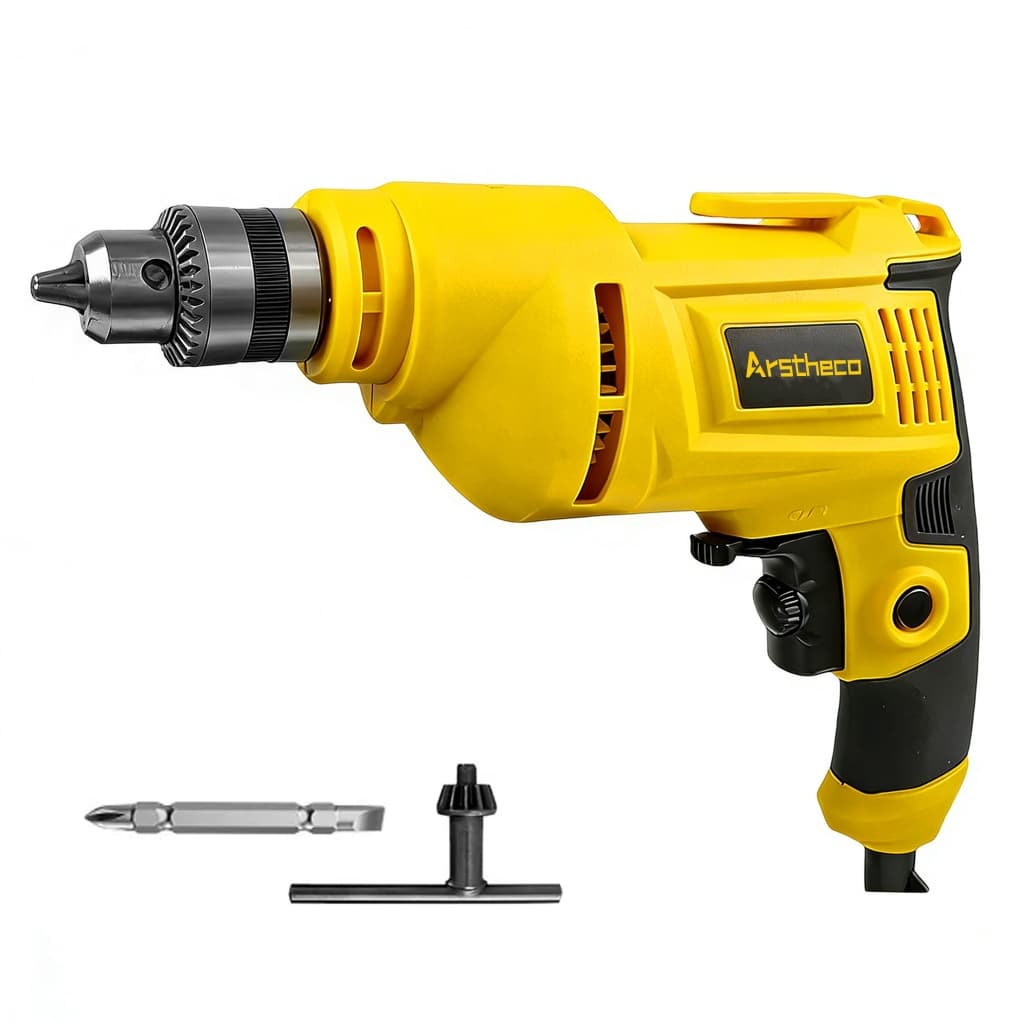 Furadeira 3/8 pol Reversível 850W Mandril 10mm Auto Reverso Profissional