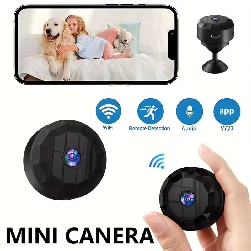 Monitor De Bebê 1080P HD Mini Câmera WiFi De Vigilância De Segurança Interna IP Gravador De Áudio E Vídeo