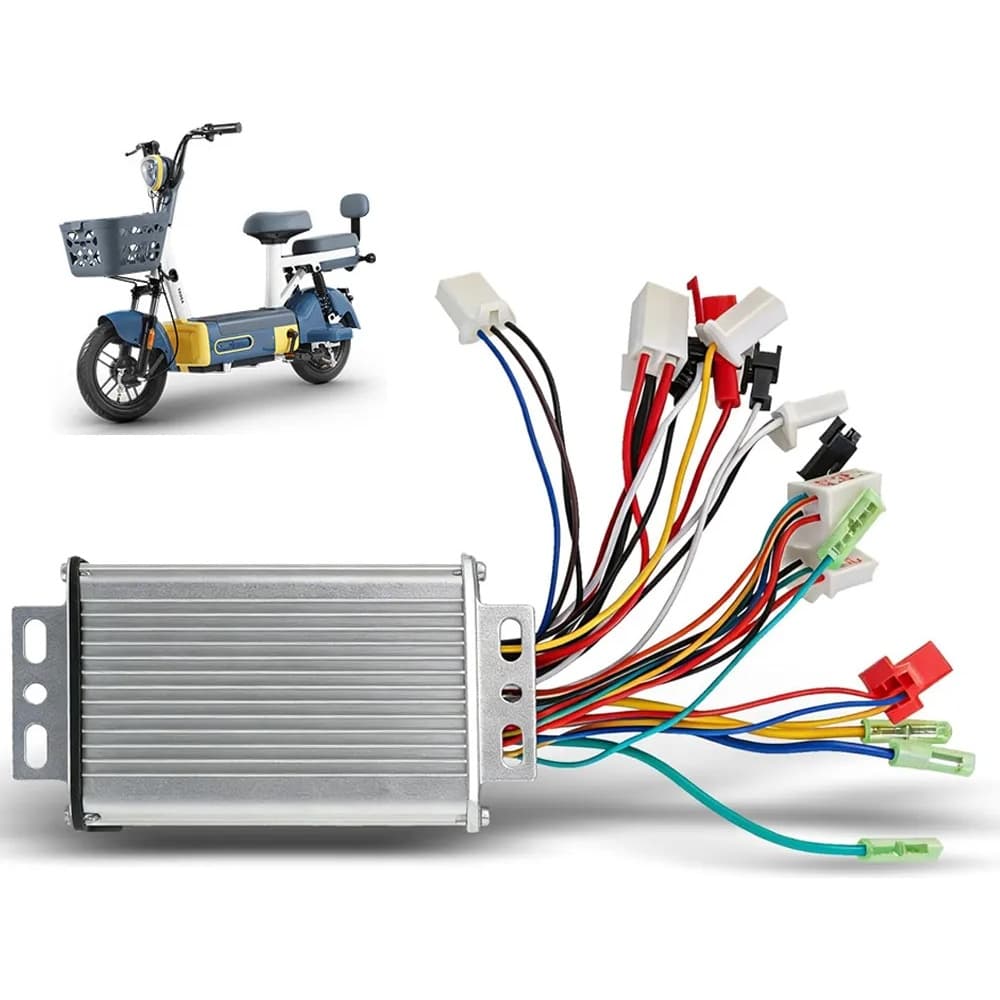 Módulo Controlador 36-48v Bike Elétrica Scooter Sem Escova