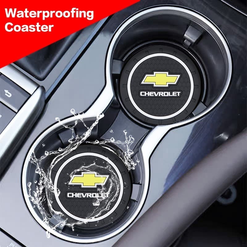 Para Chevrolet Cruze Captiva Sonic Spark Trax Malibu Orlando Tapete De Carro Porta-Copos De silicone universal Antiderra