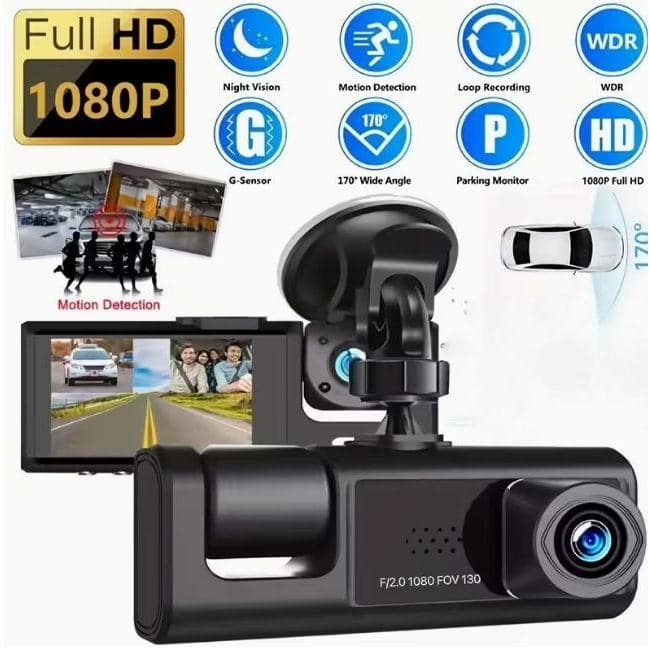 Gravação De Espelho Retrovisor Lente Dupla De Monitoramento De Carro HD 1080P Dianteira E Traseira