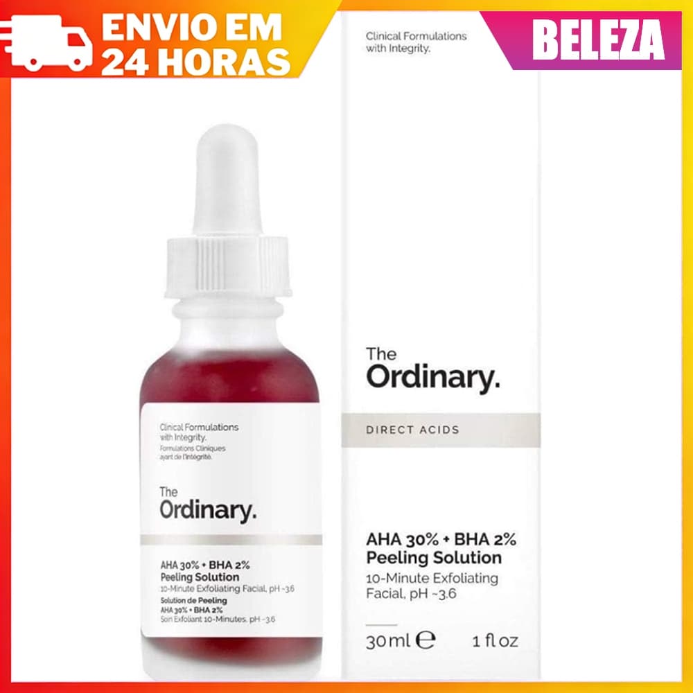 The Ordinary AHA 30 % + BHA 2 Peeling Solution Tratamento 30ml