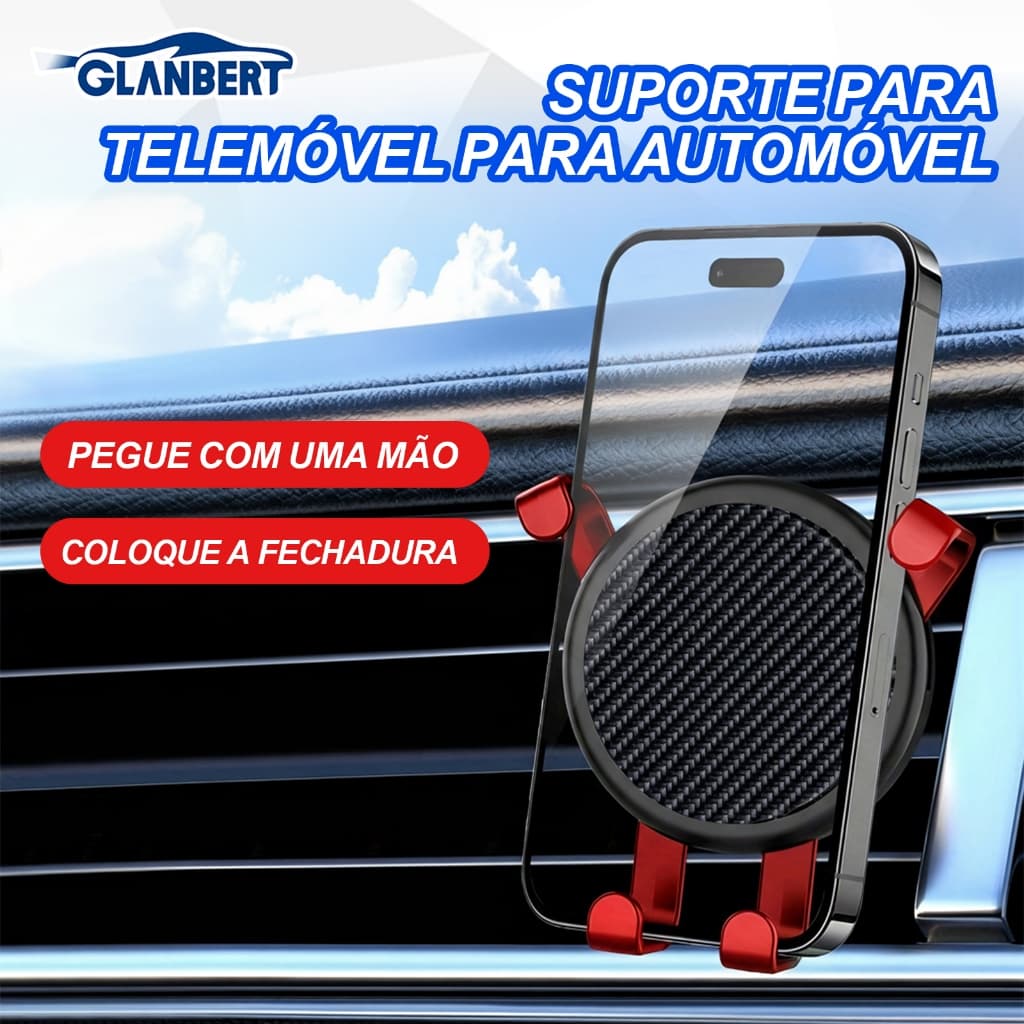 Novo Suporte Do Telefone Móvel Acessórios Carro Bloqueio De Gravidade Estilo Ventilação Compacto Gancho Farpa Para Acess
