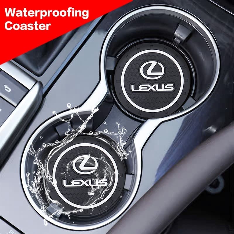 Para Lexus ES300h NX RX GS IS LX CT200h NX300h RX300 Tapete De Carro Porta-Copos Suporte De Copo De silicone universal A