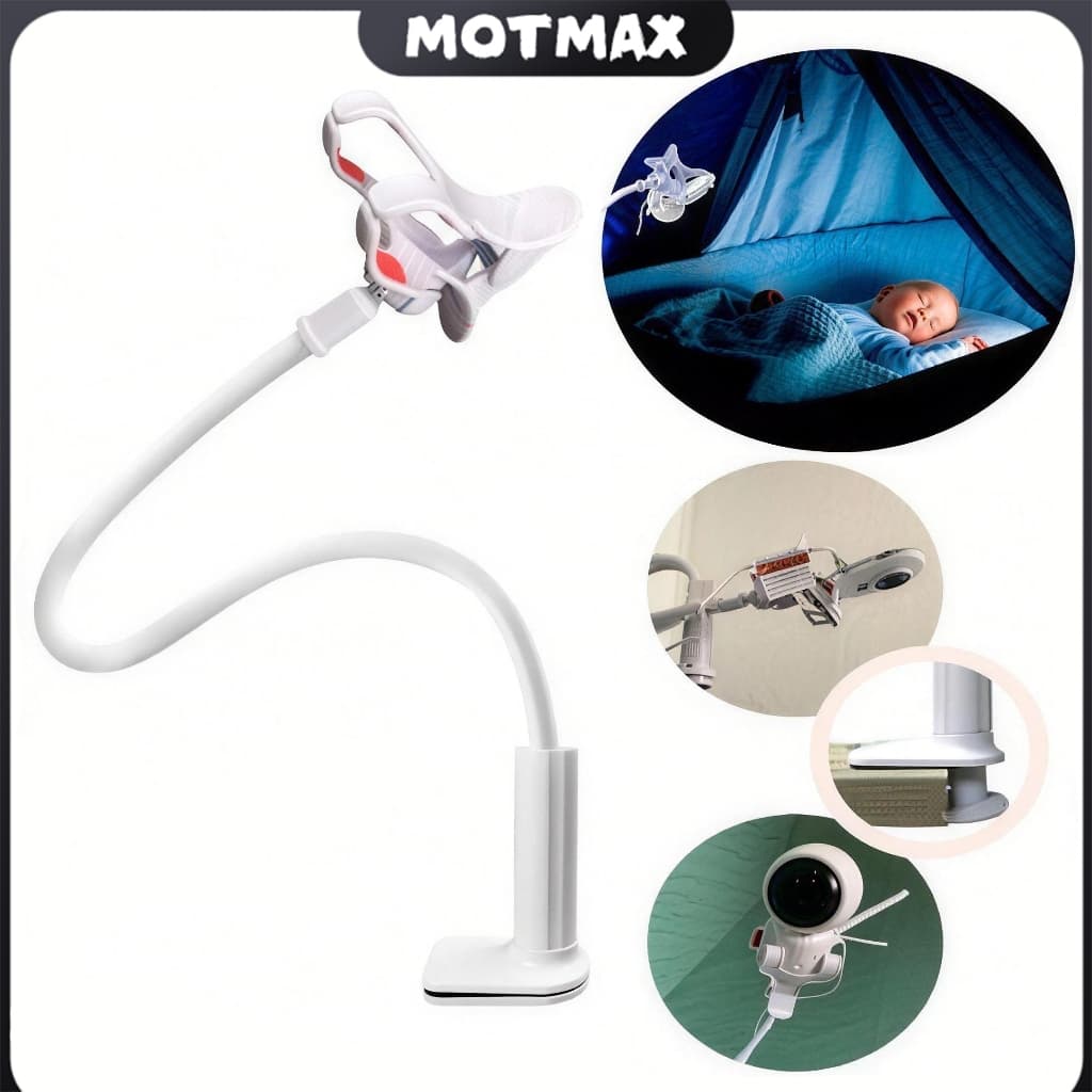 Suporte universal multifuncional taktark para câmera suporte para monitor de bebê montagem no berço suporte ajustável