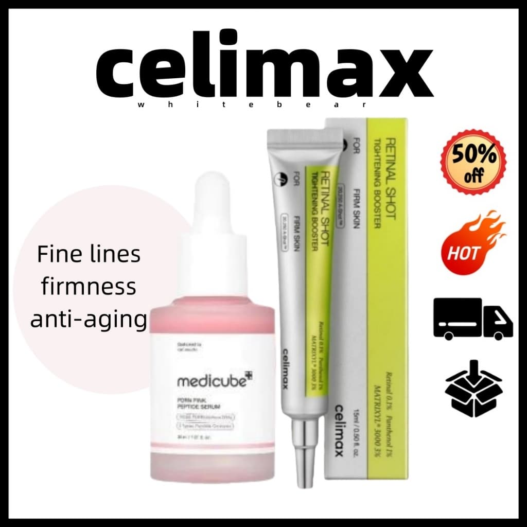 6.6 celimax creme de retinol medicube essência de colágeno | reparação | hidratação | reparação | conjunto
