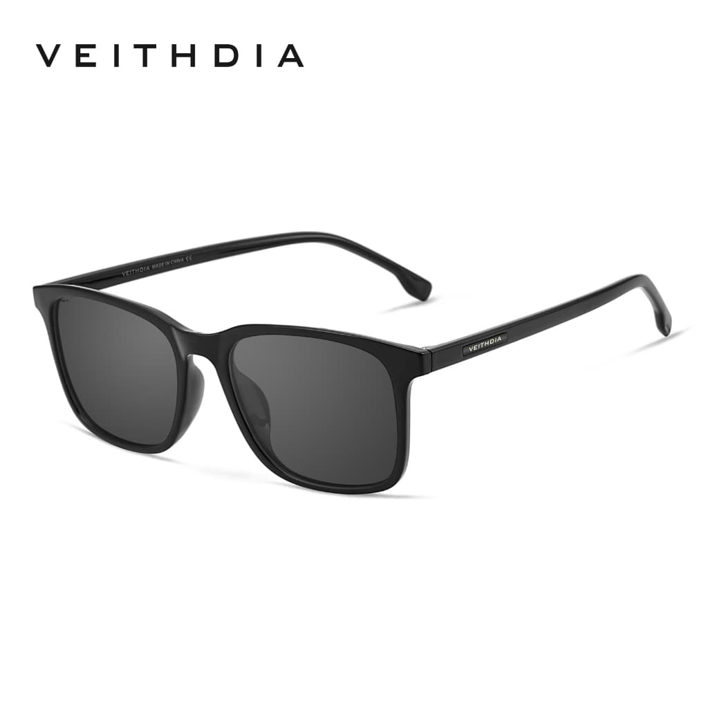 VEITHDIA Moda Masculina Polarizada Óculos De Sol Proteção UV400 Lente Fotocromática Para Dirigir Pesca V7917