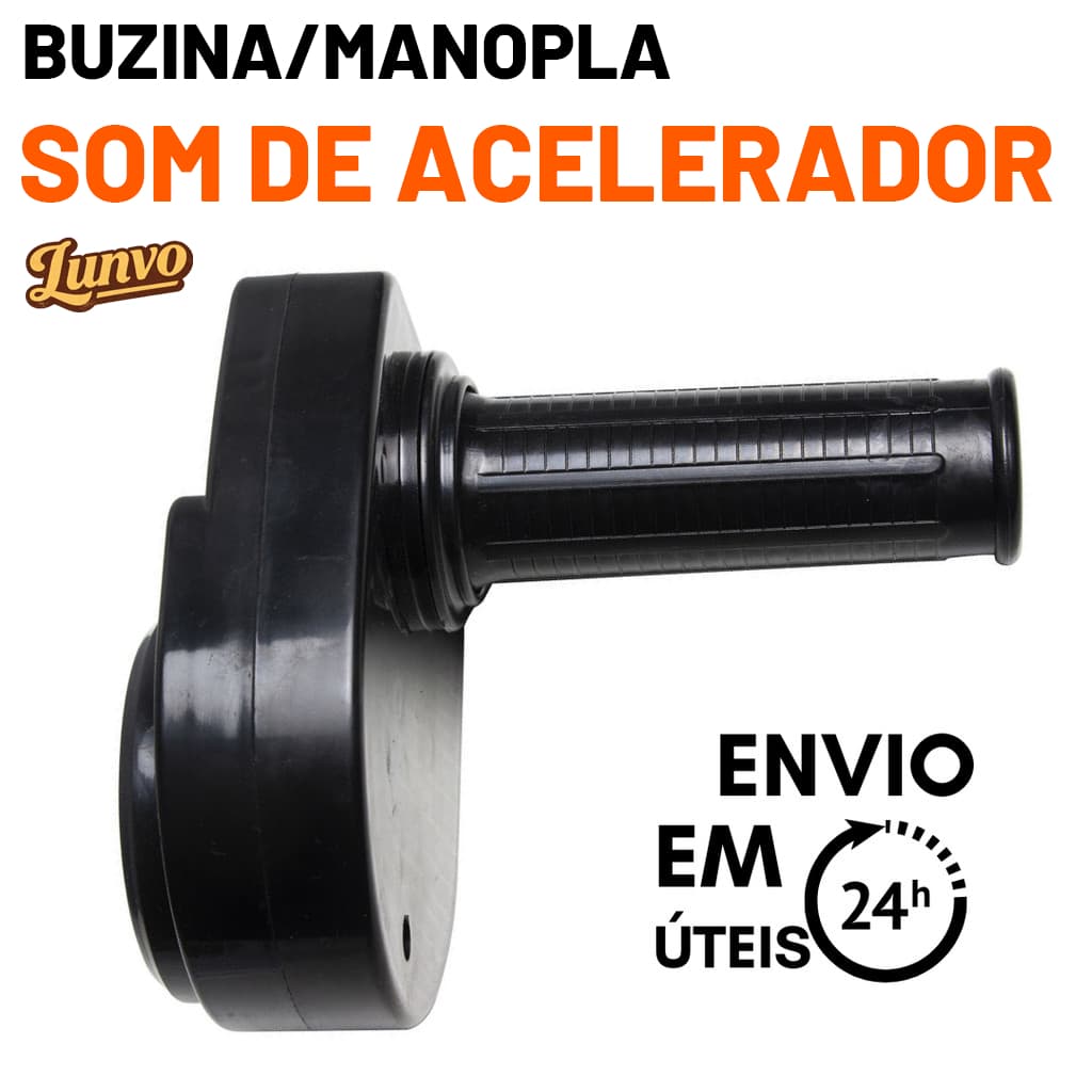Manopla Acelerador Para Bike Infantil (Preta)