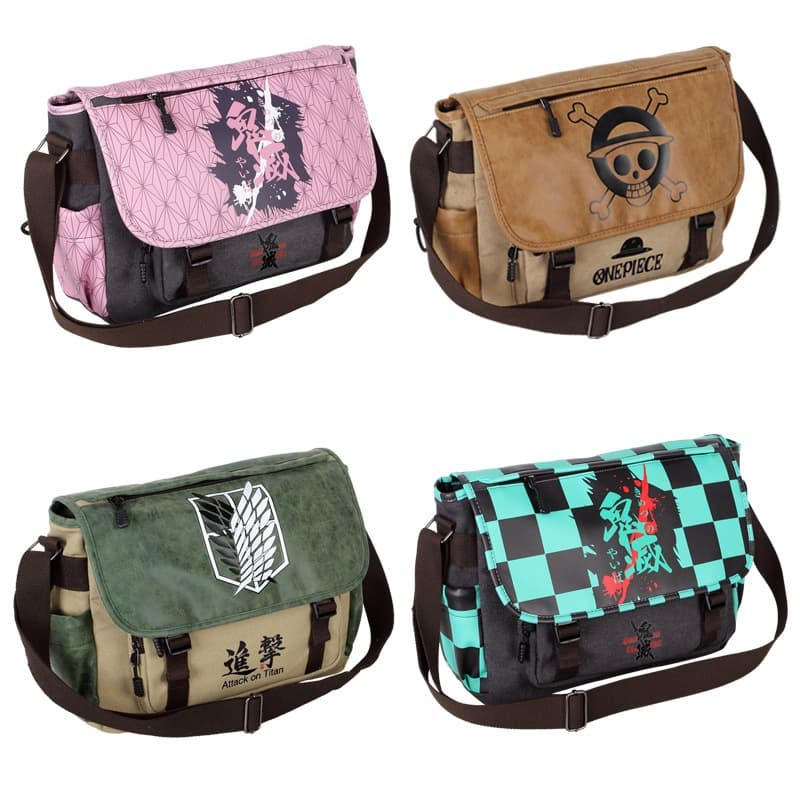 Bolsa de ombro de lona, bolsa mensageiro de ombro, bolsa de ombro para adolescentes, homens e mulheres, mensageiro