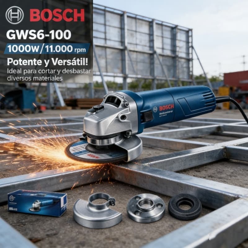 esmerilhadeira bosch lixadeira 220v GWS6-100 1000W lixadeira bosch 110v Angular esmerilhadeira 220V