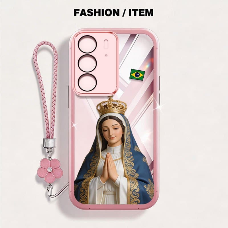 YBD Capa De Telefone Transparente Para OPPO Realme C75 C75X C71 C65 4G 14X 2026 Semana Sagrada Da Ressurreição Virgem Pr