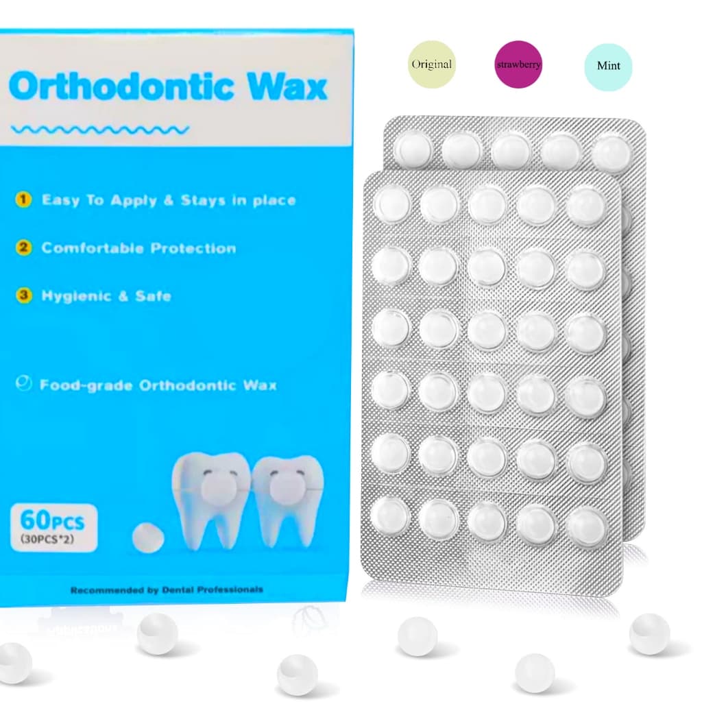 Cera Ortodôntica Para Cinta , Granular Dental Protetora Anti-Moagem Boca ortodontik , Sem Necessidade De Amassar , Embal