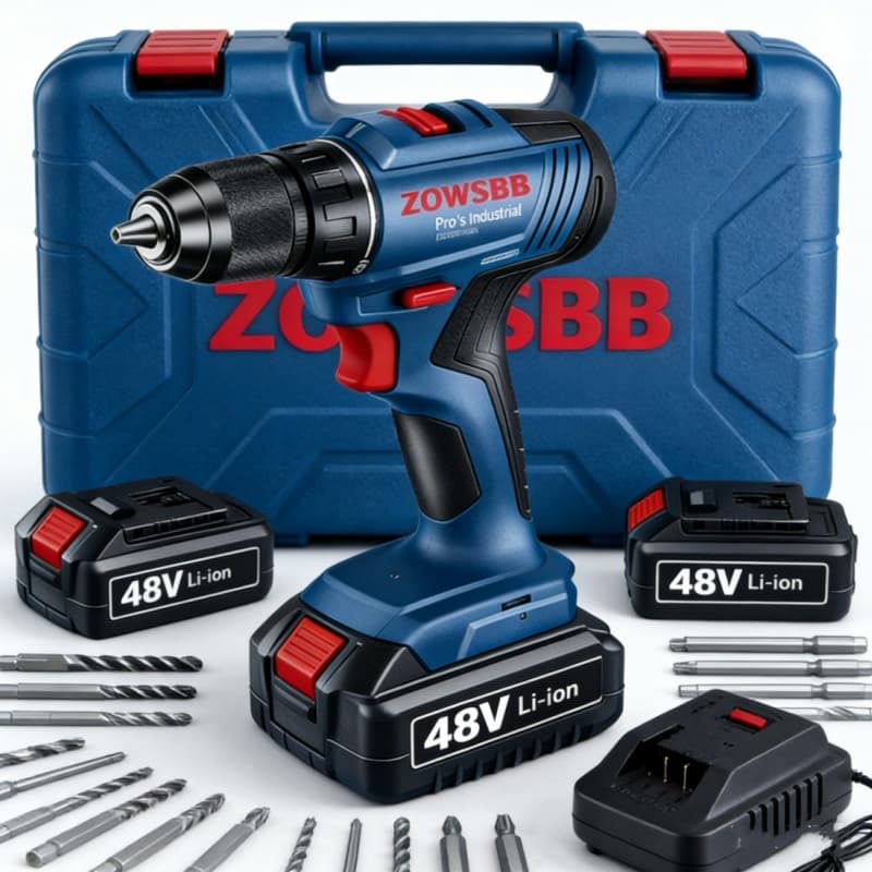 Furadeira/Chave De Fenda De Impacto Universal Bosch , Três Funções , 48V , 1900 RPM , Pode Perfurar Paredes E Cimento .