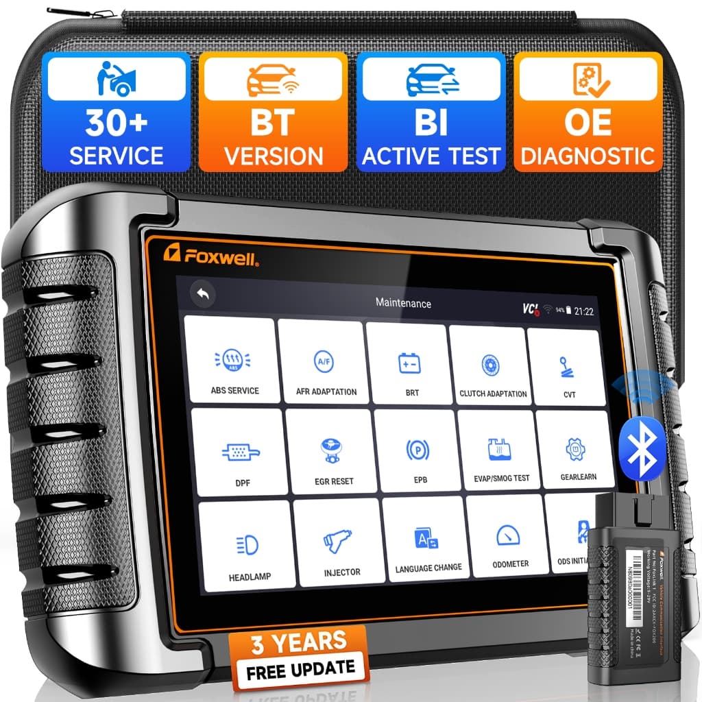 OPEN BOX | Scanner Automotivo Foxwell NT809BT Bluetooth Em Português Ferramenta De Diagnóstico De Carro