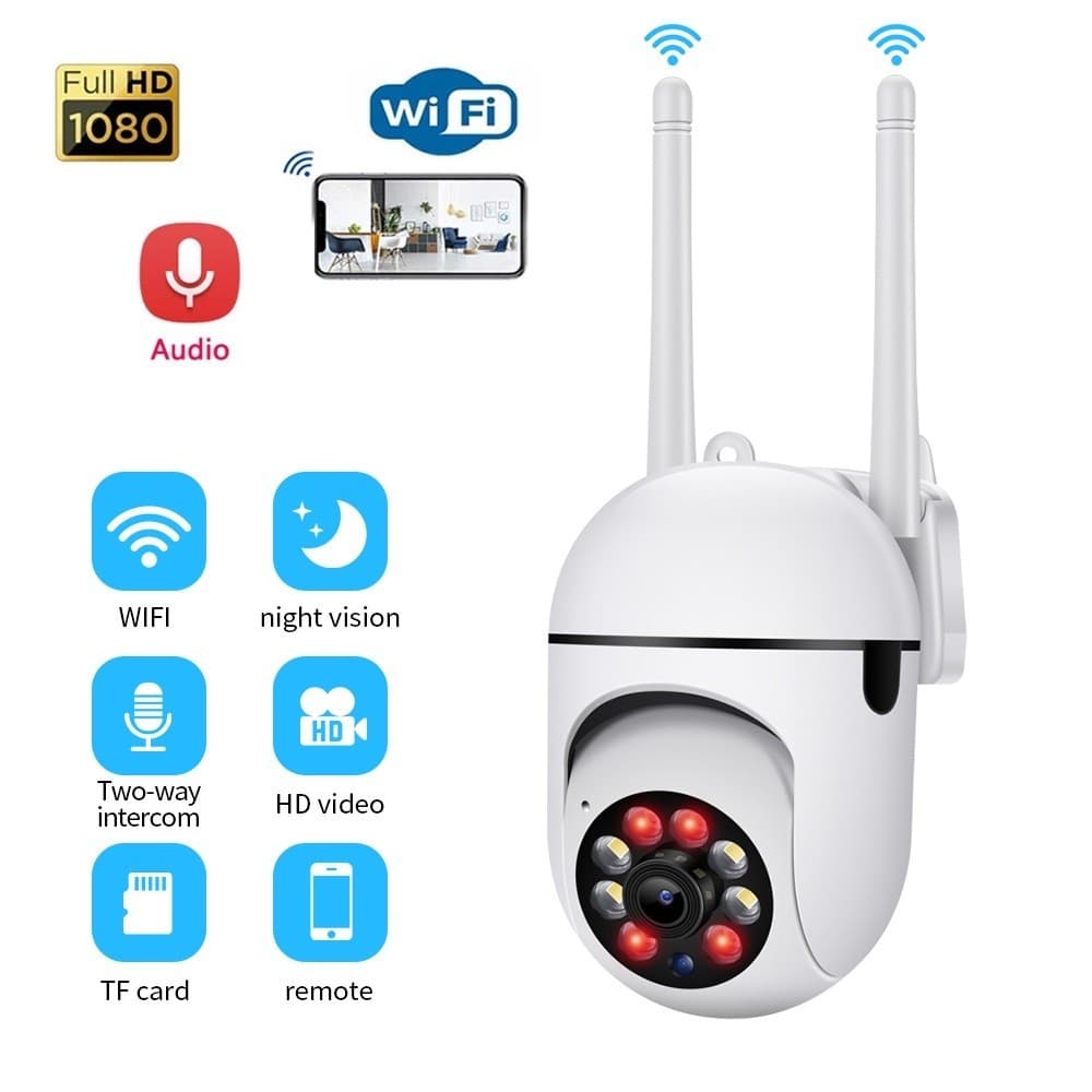 Câmera De Segurança A7 wifi Vigilância Externa 8MP Sem Fio 4x zoom Parede