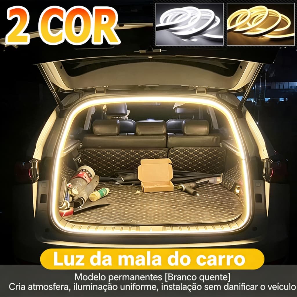 Luz De Indução Automática Para Carro Sensor Capô Do Porta-Malas Chão Barra Recarregável USB Noite Maual/Sensing Led