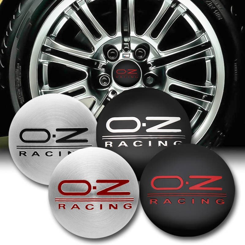 oz racing 4pcs 56mm Centro Da Roda Do Carro Tampa Cubo Emblema Decalque Adesivo