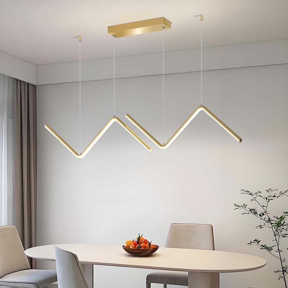 3 cores Luminária Pendente Ouro Duplo Minimalista Led Clean Raio bivolt