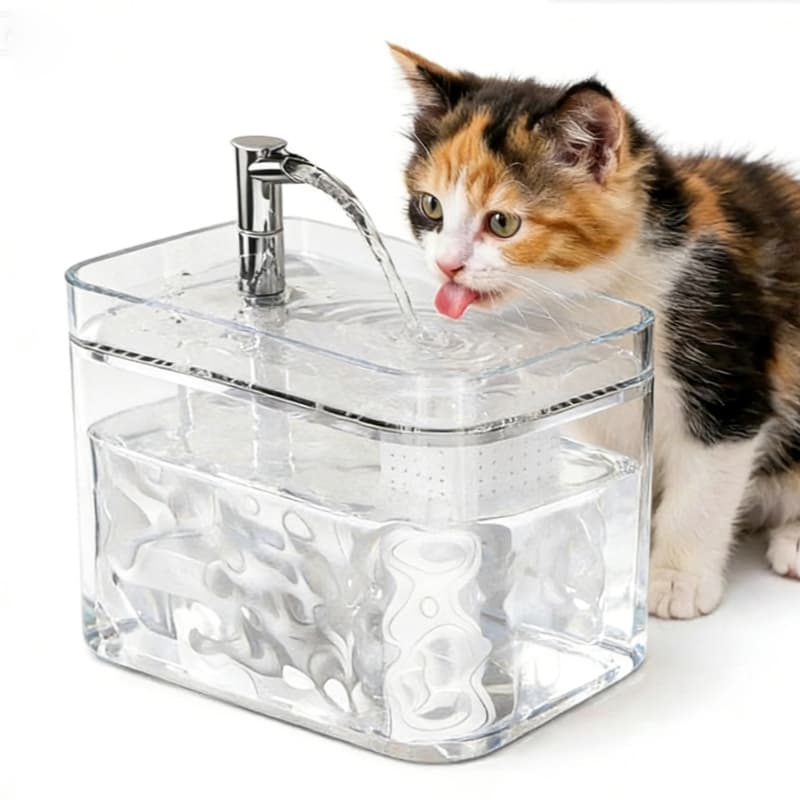 FONTE AUTOMÁTICA PARA GATOS COM FILTRO 1.5LIBOMBASILENCIOSA