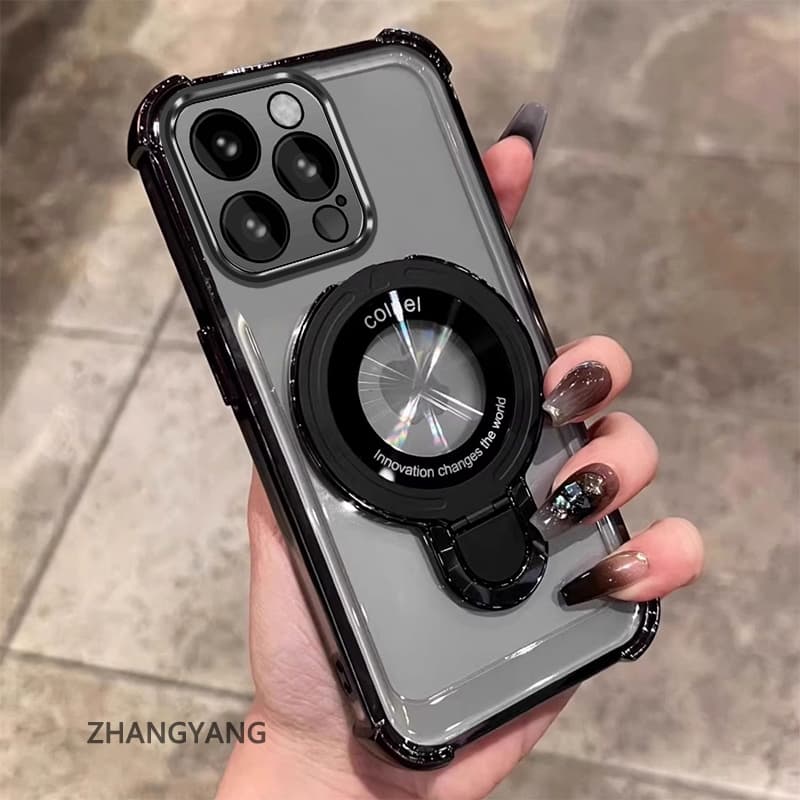 Capa Para iPhone 17 17 Pro Max 17 Plus 17 Air Estética Novo design De Telefone Galvanizada Com Função anti-Queda De Quat