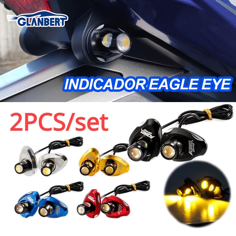 2 Pçs/Set Mini Led Luz De Sinal Lateral Universal Tampal Indicador Para Yamaha LC Y15 Y16 R15 R25 HONDA ADV RS150