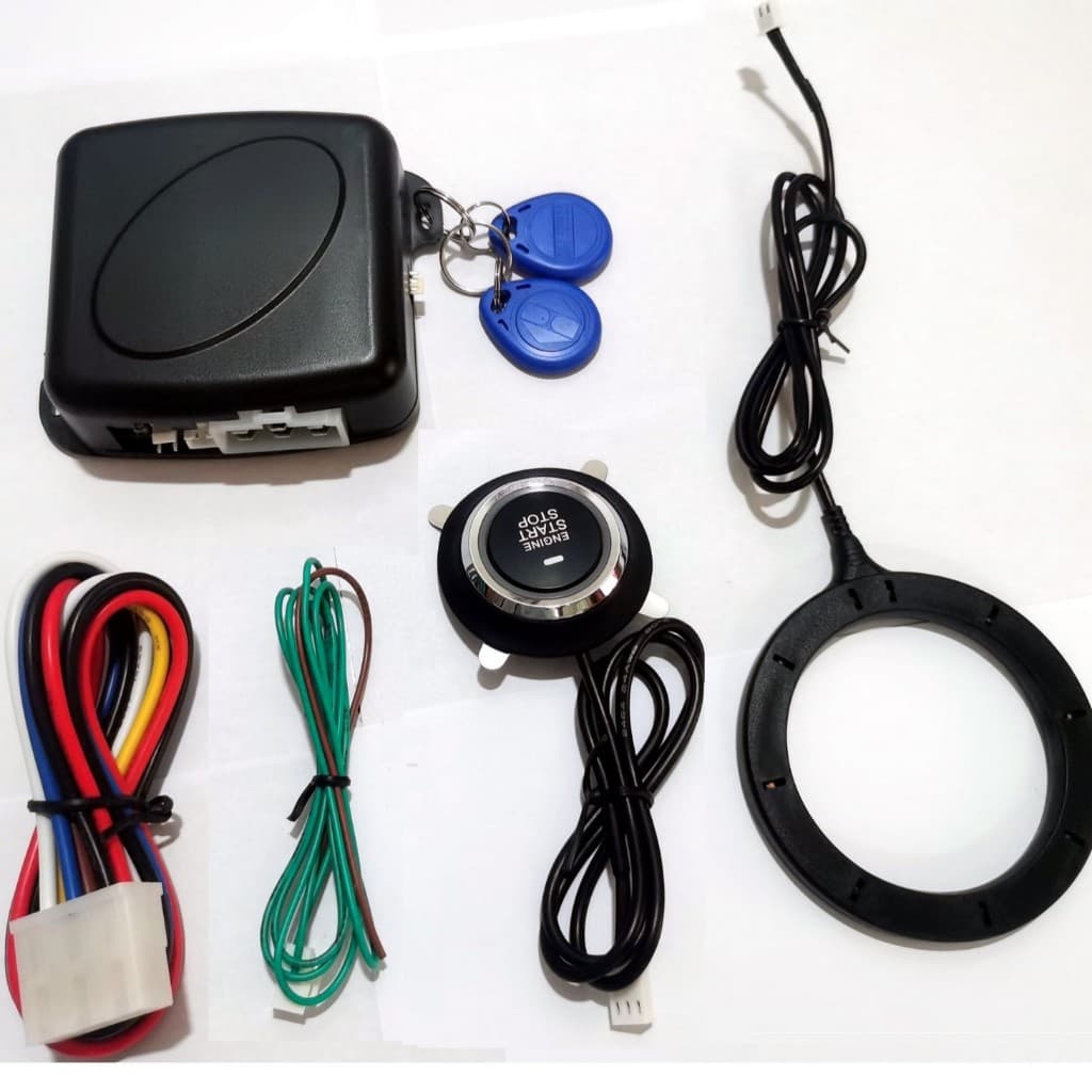 Carro 12V Universal RFID Carro Bloqueio Escuro Anti-Roubo + Início Inteligente de Um Botão