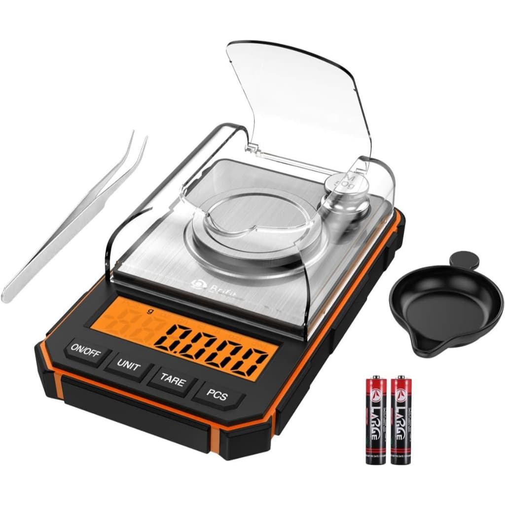 Mini Balança Digital Eletrônica Portátil/Escala De Precisão/Miligram/50g/0.001g/Calibração