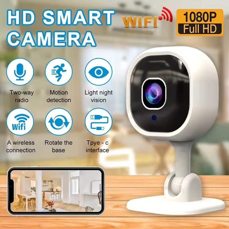A3 Vigilância IP wifi Câmera Mini Casa Inteligente Em Dois Sentidos Interfone De Sobrevalência Áudio Vídeo Noite Monitor